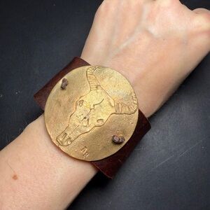 Annie Parker Jewelry Unisex Leather Cuff Bracelet